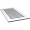 Ekena Millwork Vertical Surface Mount PVC Gable Vent: Functional, w/ 3-1/2"W x 1"P Standard Frame, 22"W x 42"H GVPVE22X4201SF - alternate 4